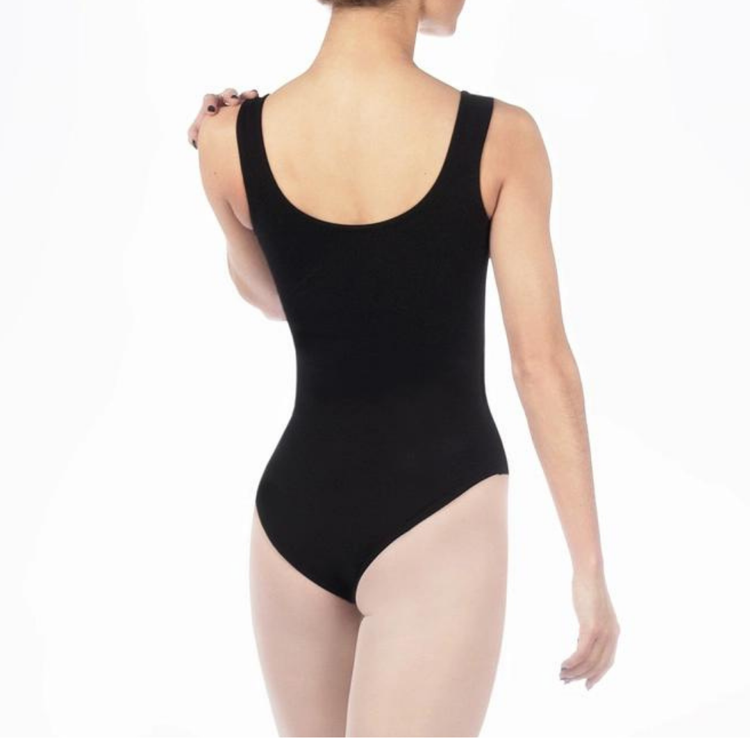 Women's standard RAD leotard - Black Lycra - Image 2
