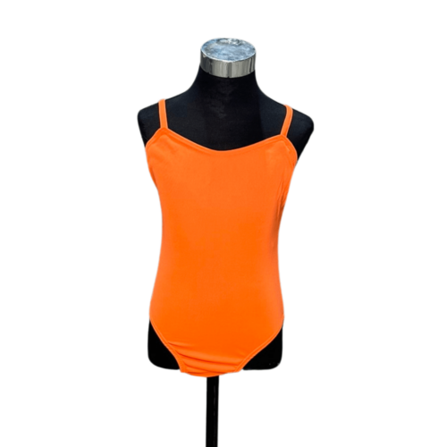 Neon orange strappy leotard - Rental - Size 3-4, 5-6, 7-8, 9-10