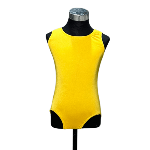 Yellow lycra RAD leotard - Rental - Size 7-8