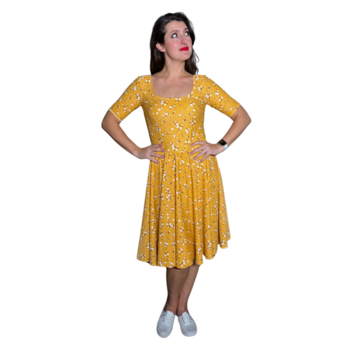 Yellow Summer Swing Dress — Rental